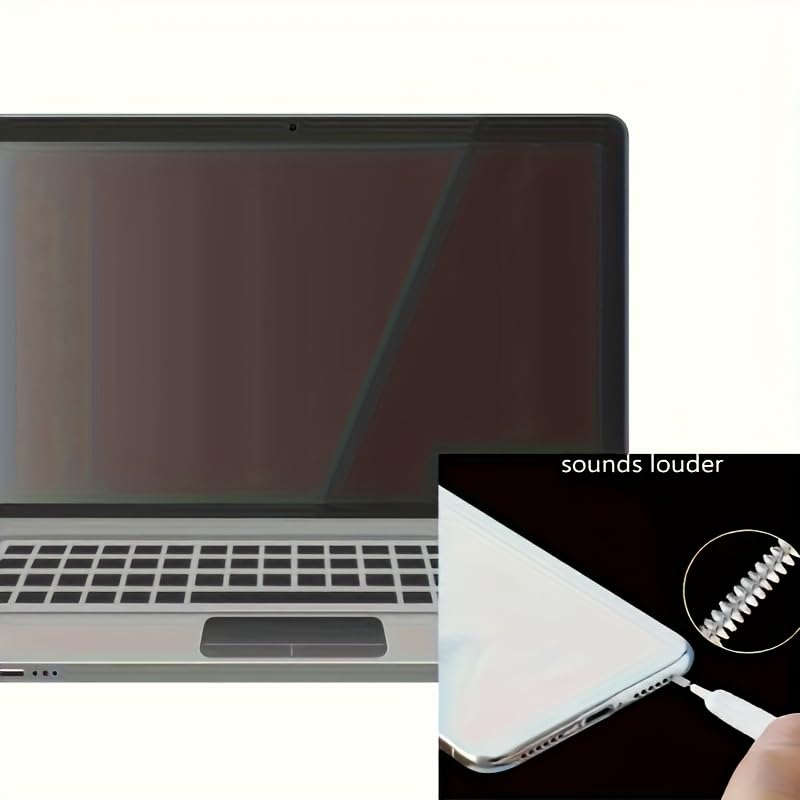 Phone Charging Port Cleaning Kit, 14 Pieces with Brushes & Dust Plugs, for iPhone & Android Devices, Scratch-Free