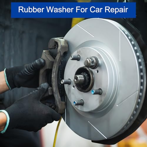 uxcell 8Pcs 2" OD x 1" ID x 3/8" Thick Round Rubber Washers Flat Rubber Spacer Bushing for Home Appliances Cars Boat Accessories 2" OD x 1" ID x 3/8" Thickness 8