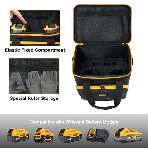 Tool Bag Compatible with DEWALT 20V MAX Circular Saw DCS391B/DCS565B Yellow