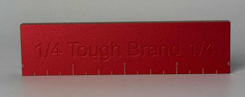 1/4" Trim Molding Spacer/Reveal Tool. CNC Machined. Billet Aluminum. Wood Reveal Spacing Tool. Trim Reveal Tool. Installation Tool. Precision Trim Tool.
