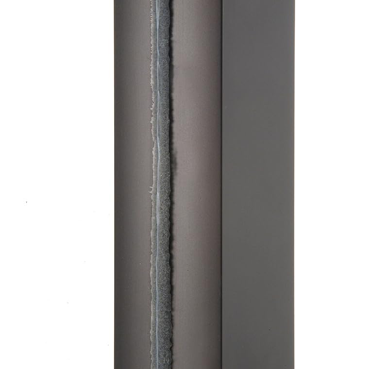 CRL Z78194C Zipper Pile Weatherstrip .187" Backing - .300" Pile Height - 100' Roll Gray