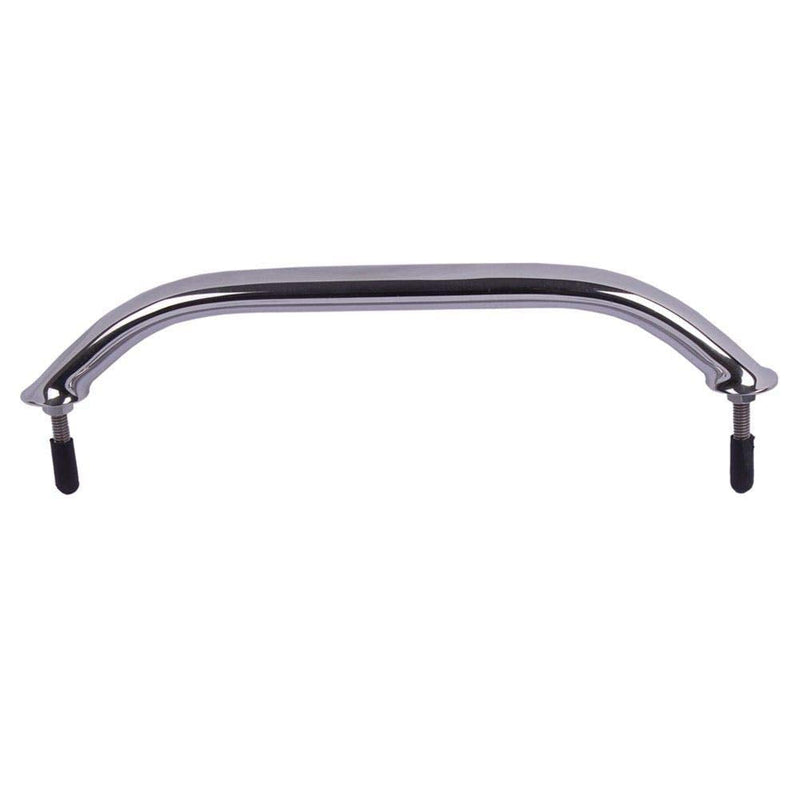 Hoffen 12Inch Boat Grab Bar, Stainless Steel Oval Grab Handle Handrail Multipurpose Hardware (2pcs)