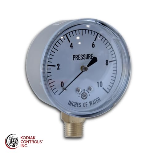 KC25-10# Low Pressure Gauge 10 PSI 1