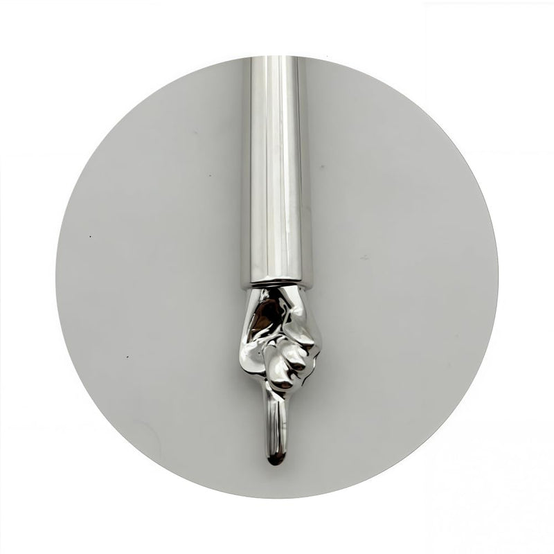 Teaching Instruction Tools - 13cm Silver Onion Head,Torah Pointer (Yad), Reading Stick, a Tool Used in Jewish Rituals for Reading The Torah (The Jewish Law Book). Silver3