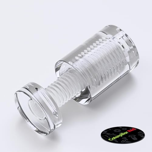 4 x Clear Standoffs, Glass Like, Acrylic, Transparent spacers, Plastic, wallmount, Display Signs, Anti-Corrosion, Waterproof, Size 19x25mm, (3/4 x 1 in)
