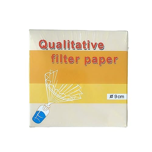 2Pack 90mm 20-25μm Qualitative Filter Paper OD=9cm Speed Fast 100Pcs/Pack