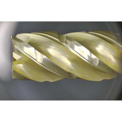 Tools Carbide Roughing End Mill with Notch Groove Square Carbide End Mills for Generral Steel,Alloy Steel,Cast Iron, Hardened Steel Cutting- 4 Flute Cutting Tools 3/8 Shank (3/8-2.5" 2PCS) Gang-End Mill 3/8-2.5" 2PCS