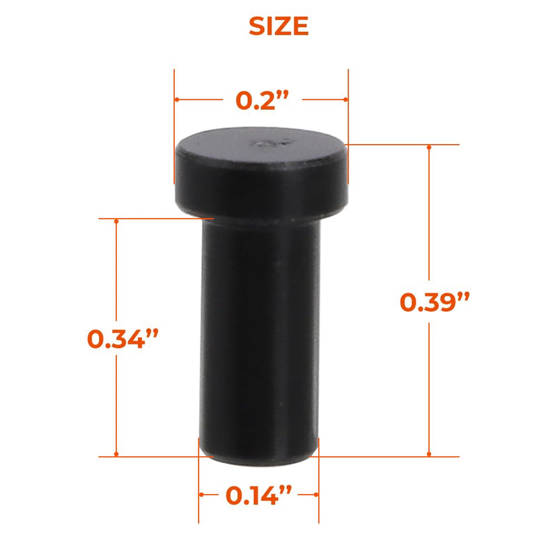 AUTOVIC Temperature Button Repair Kit for Lexus RX330, RX350 and RX400H 2004-2009 Black (8pcs)