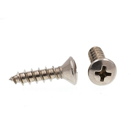Prime-Line 9023179 Sheet Metal Screw, Self-Tapping, Oval Head Phillips, #10 X 3/4 in, Grade 18-8 Stainless Steel, Pack of 100 100 Pack