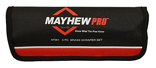Mayhew 3 PC Brass Scraper Set 3 Piece