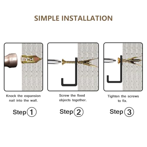 Self-Drilling Drywall Anchors,Heavy Duty Drywall Anchors and Screws kit,Door Hinge Repair Tool,Dry Wall Anchors for Fixing Wall Decor, Furniture,Statues,Photo Frames (1.57IN,100Pcs) 1.57IN,100Pcs