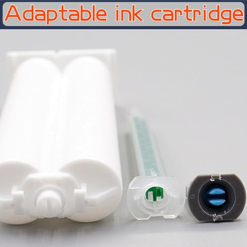 Mixing Nozzle for AB Glue Gun, 50 Pack Epoxy Resin Static Mixing Nozzle, Applicator for AB Gun Static Mixer Resin Mixing Tip 50ml/1.7oz (1:1/1:2 Ratio)