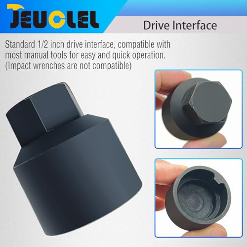  [AUSTRALIA] - 4 Tooth 1/2" Drive Wheel Locking Nut Key Compatible with Land Rover