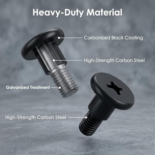 for Blackstone Griddle Replacement Short M6 Step Bolt for Gas Griddles with Side Shelves 1554AZ 1785 1868 1901 1902 1962 1963 2307 2322 2256 1916 2151-10-Pack