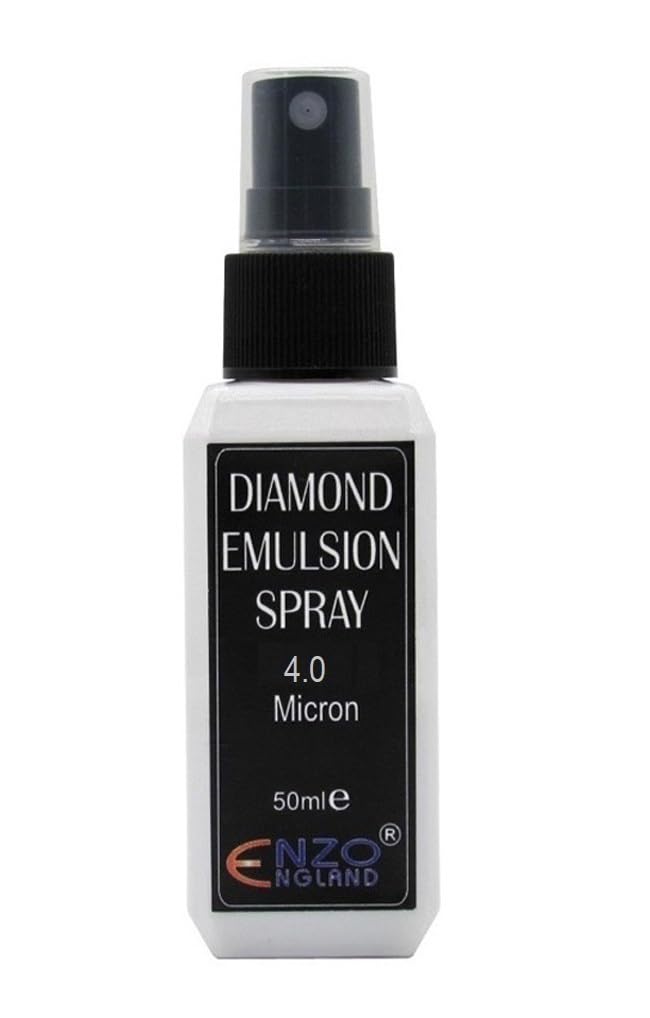 50ml Poly Diamond Stropping Emulsion Premium Quality Diamond Suspension Knife Sharpener Poly Diamond Spray 0.5, 0.25, 1.0, 2.0 & 4.0 Micron (4.0 Micron)