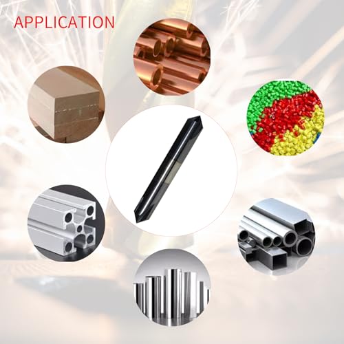 3/8" Chamfer Mill, Carbide, 4 Flute, 90°, Double End, AlTiN Coated 90 degree double end 3/8"*3/8"*2-1/2"