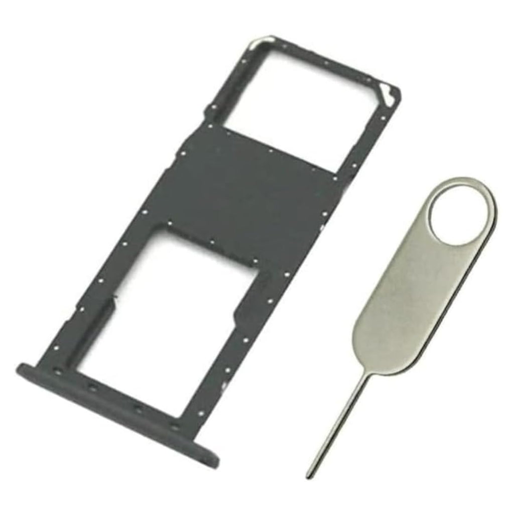 Replacement Sim Card Tray SD Card Holder for Samsung Galaxy A03s SM-A037U A037U1 S134DL - Single Sim USA Version (Black)