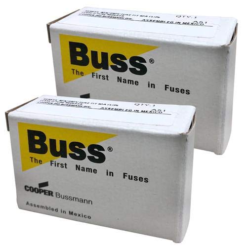Pack of (2) Cooper Bussmann NO 263 Number-263 Non Rejection Pair Cartridge Fuse Reducers