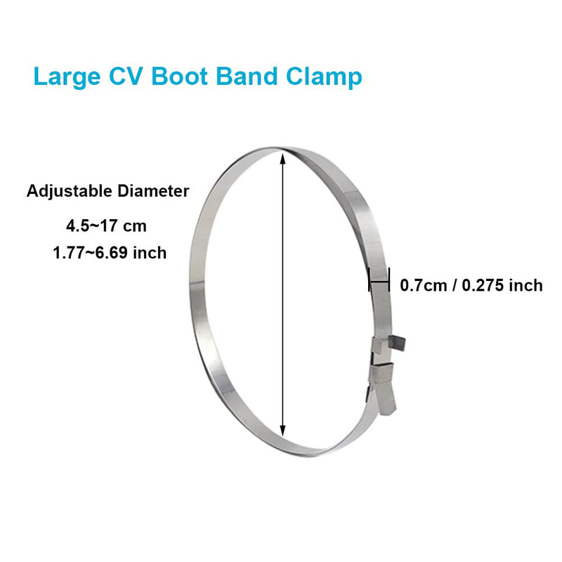 CV Joint Banding Boot Axle Clamp Tool with Universal Adjustable Drive Shaft CV Boot Band Clamps, Automotive CV Boot Clamp Pliers Axle Boot Clamps 13Pcs for Most Cars