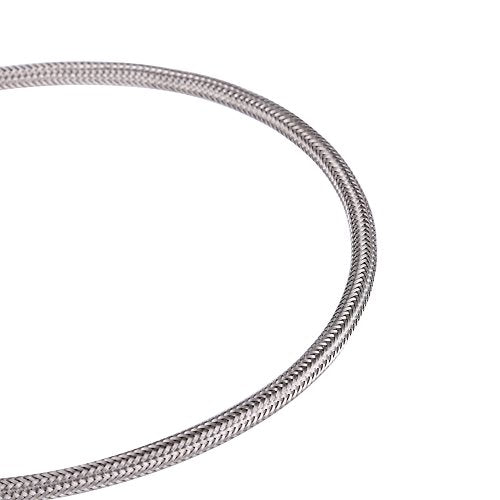Yosoo Stainless Steel Braided Kick Down Cable Detent Kickdown for C6