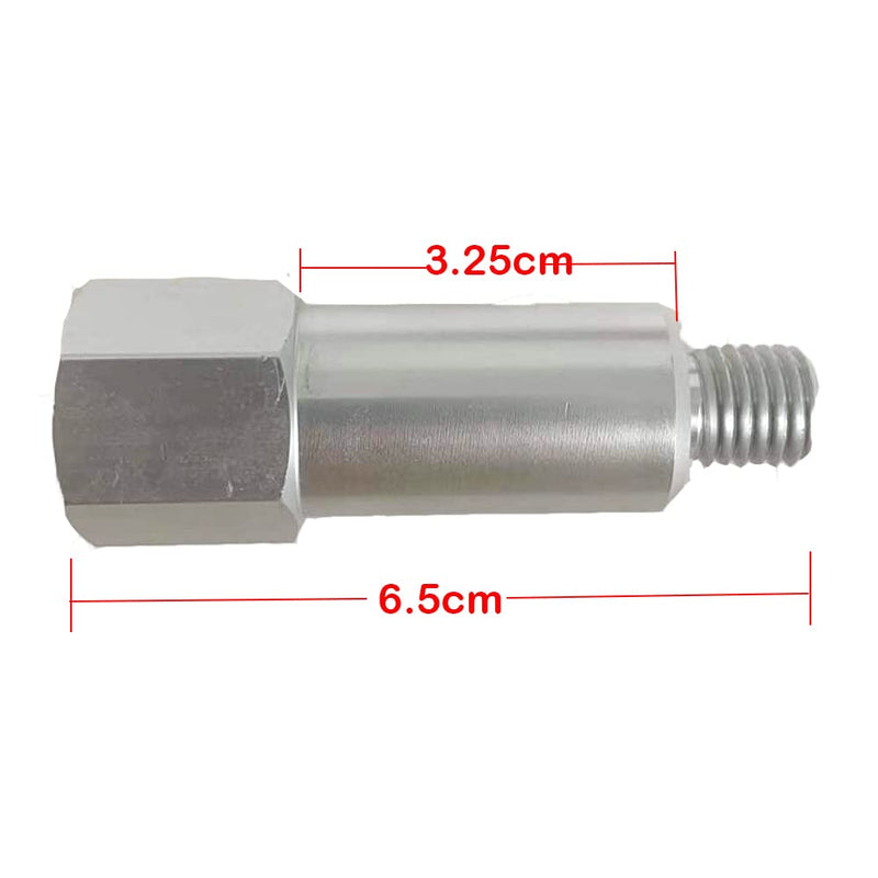 LS Swap Coolant Water Temperature Sensor Adapter M12 1.5 to 3/8 NPT Extended Length Fitting for All LS GM Engine LSX LS1 LS3 LS2 LM4 LM7 L76 LQ9 LR4 LS6 L92 L99 L33 LR4 LH6 Aluminum