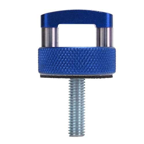 Billet Aluminum Hard Top Quick Removal Fastener Thumb Screw, 8 Pcs M8 1.25 Thread Integrated D Ring for Bronco 2dr 4dr 2021 Onwards (Blue)