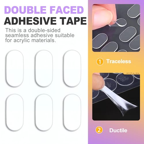 Heavy Duty Double Sided Adhesive Dots -100 tablets Clear Removable Sticky Mounting Putty for Wall Hanging Pictures Posters Crafts Party Decorations & Balloons - Waterproof Reusable No Residue