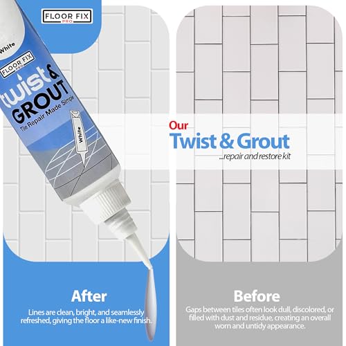 from Floor-Fix Pro Premixed Tile Grout Repair Kit, Light Gray