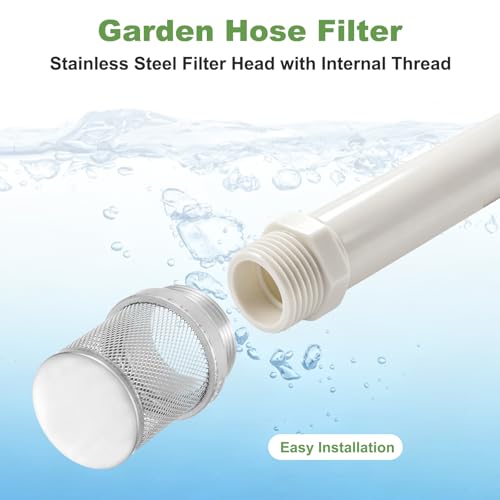 uxcell 2 Inch 304 Stainless Steel Filter Head, Hose Suction Strainer 2" (DN50)