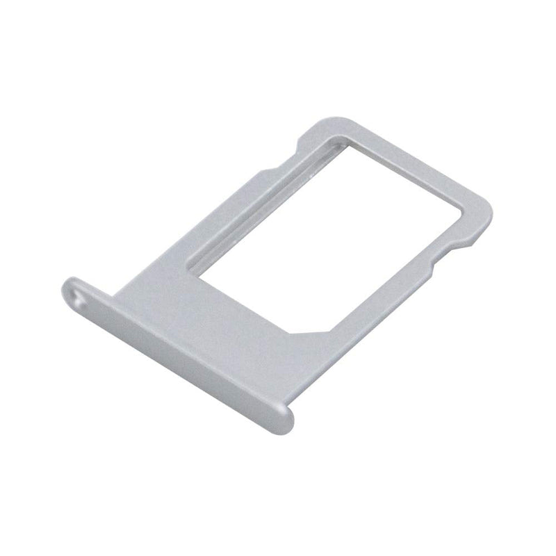 MMOBIEL SIM Card Slot Tray Holder Replacement Compatible with iPhone 5S/SE 2016 - Incl. SIM Pin - Silver