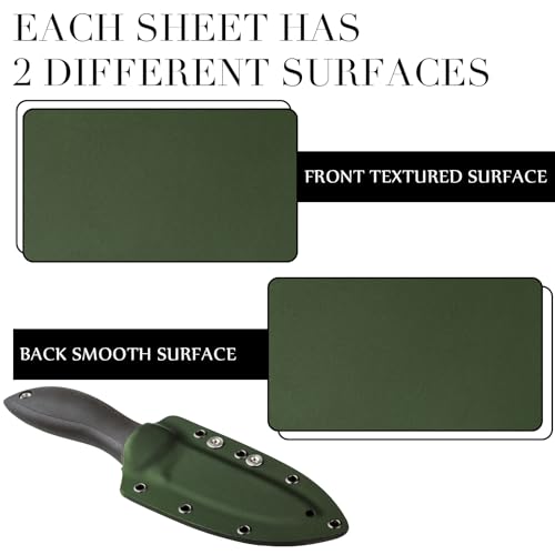 145 Pcs DIY Holster Kit for Making Knife Sheath Keel Green