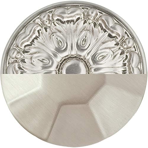 Hickory Hardware 10 Pack Solid Core Kitchen Cabinet Pulls, Luxury Cabinet Handles, Hardware for Doors & Dresser Drawers, 3-3/4 Inch (96mm) Hole Center, Satin Nickel, Williamsburg Collection 3-3/4 Inch Center to Center