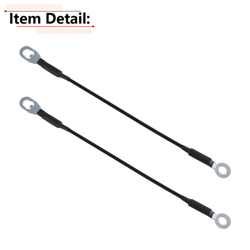 RLB-HILON Tailgate Cable Compatible with Nissan Frontier 1998 1999 2000 2001 2002 2003 2004 Year, Lift Gate Support Straps Pickup