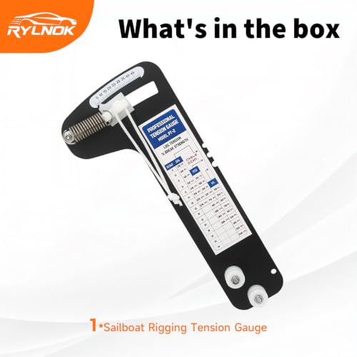 PT-2 Sailboat Rigging Tension Gauge Fit for Cable Diameters 3/16" 7/32"