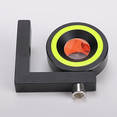 90 Degree Right Angle L Bar Copper-Coated Monitoring Prism With Visibility Ring Mini Total Station Prism For MP110HV