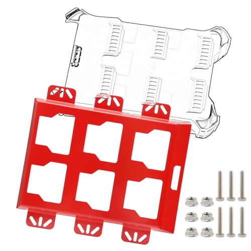 Half‑Width Mounting Plate Compatible with Milwaukee Packout Red