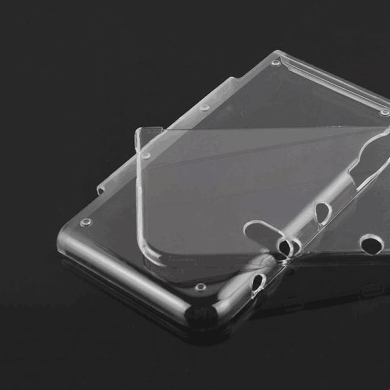 Hzxkqmil Transparent Protective Case for Nintendo New 3DS XL/LL Console | Clear Crystal Hard Case Protective Cover + 1 Set Screen Protectors Film and 4 Stylus Pen for New 3DSXL LL Case + Stylus for New 3DSXL