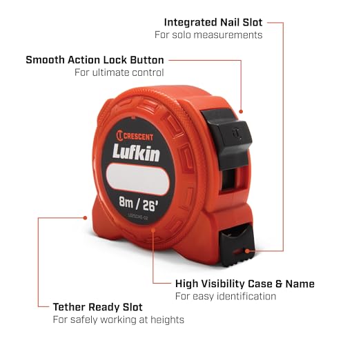 Lufkin 8M/26' Power Tape - L625CME-02