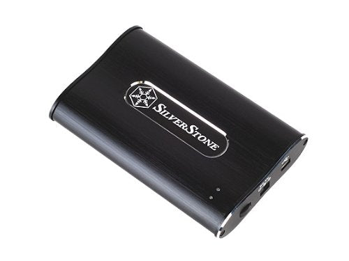 Silverstone MS02B 2.5-Inch USB 2.0 Hard Drive Enclosure (Black)