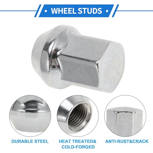 5 Pcs M14x1.5 Lug Nuts for Land Rover Discovery Sport 2015-2021 Alloy Steel Wheel Lug Nuts No.T4A2670/LR001381/9G911K024AA Silver Tone