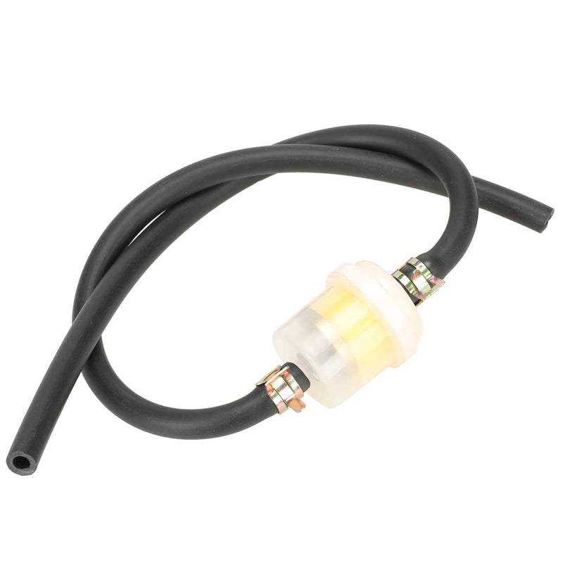 GREHUA Dirt Bike Gas Line with Filter Compatible with GY6 50cc 90cc 110cc 150cc 139QMB 157QMJ Taotao SSR Trailmaster 150 XRS Go Kart ATV Motorcycle Pitbike Scooter Moped Quad Buggy Parts Black