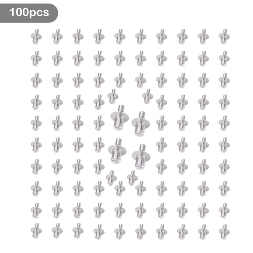 300 Pcs Hammer Drive Rivets, Aluminum Core Rivets with Round Head for Household, Mechanical Equipment, Electronic Equipment, Heavy-Duty Applications 300Pcs