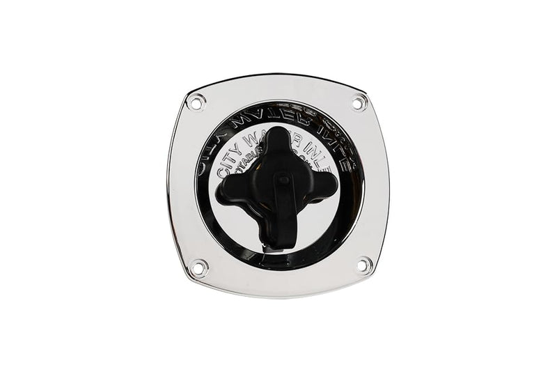 SEAFLO Wall Mount Pressure Regulated Water Inlet (Chrome) Chrome