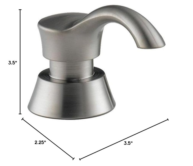 Delta Faucet Pilar Kitchen Soap Dispenser for Kitchen Sinks, Stainless RP50781SS