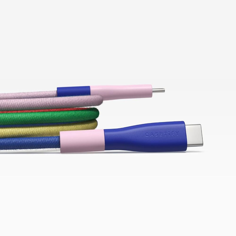 CASETIFY Powerthru USB-C to USB-C Cable (1m/3.3ft) - pop-Block Pop Block 1M (USB-C to USB-C)