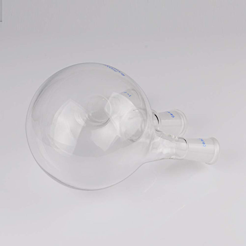 Labasics Glass 1000ml 3 Neck Round Bottom Flask RBF, with 24/40 Center and Side Standard Taper Outer Joint, 1000ml 1000 ml