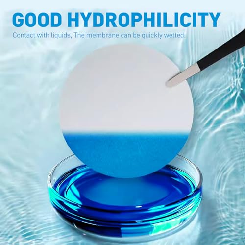 90mm Nylon Hydrophilic Membrane Disc Filters 0.22µm, 100 Pcs 90mm 0.22um Nylon Filter Membranes