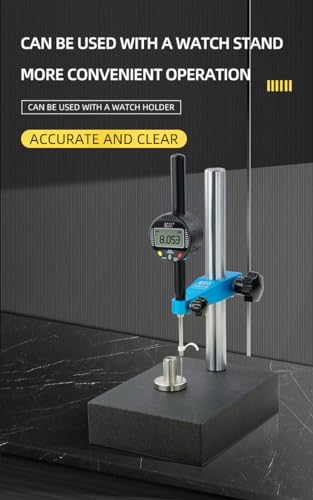 Digital dial Gauge, Range 0-0.5in/12mm, Accuracy 0.00004 in/0.001 mm, high Sensitivity, Industrial Grade Quality, Multiple Measurement scenarios, Precise Measurement 0.5in/0.001mm