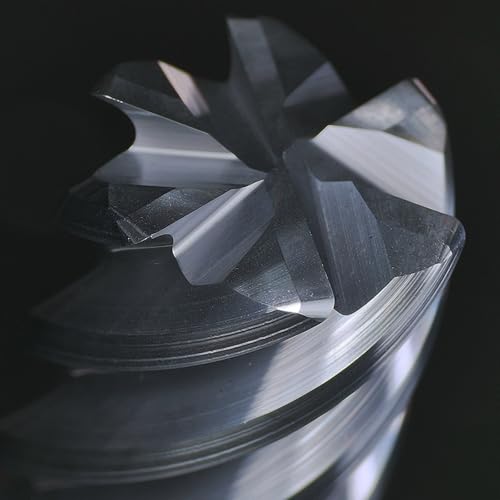 Tools Carbide End Mills,6 Flute Square Milling Cutter，High Helix Angle for High Hardness Steel Finshing Milling Processing - 1/4 Shank (1/4-3.5" 1PCS) Reduced Neck 1/4-3.5" 6F 1PC