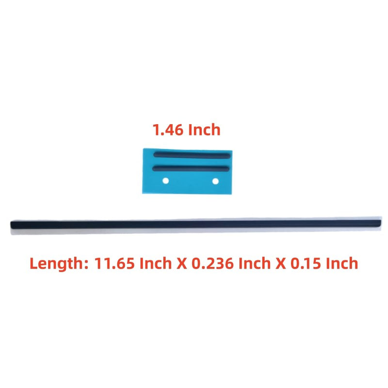 Laptop Bottom Rubber Feet Strips Replacement for Dell Inspiron 16 Plus 7620 Vostro 7620 P117F003 P117F004 Bottom Case Non-Skid Bumper Rubber Foot Strips Black